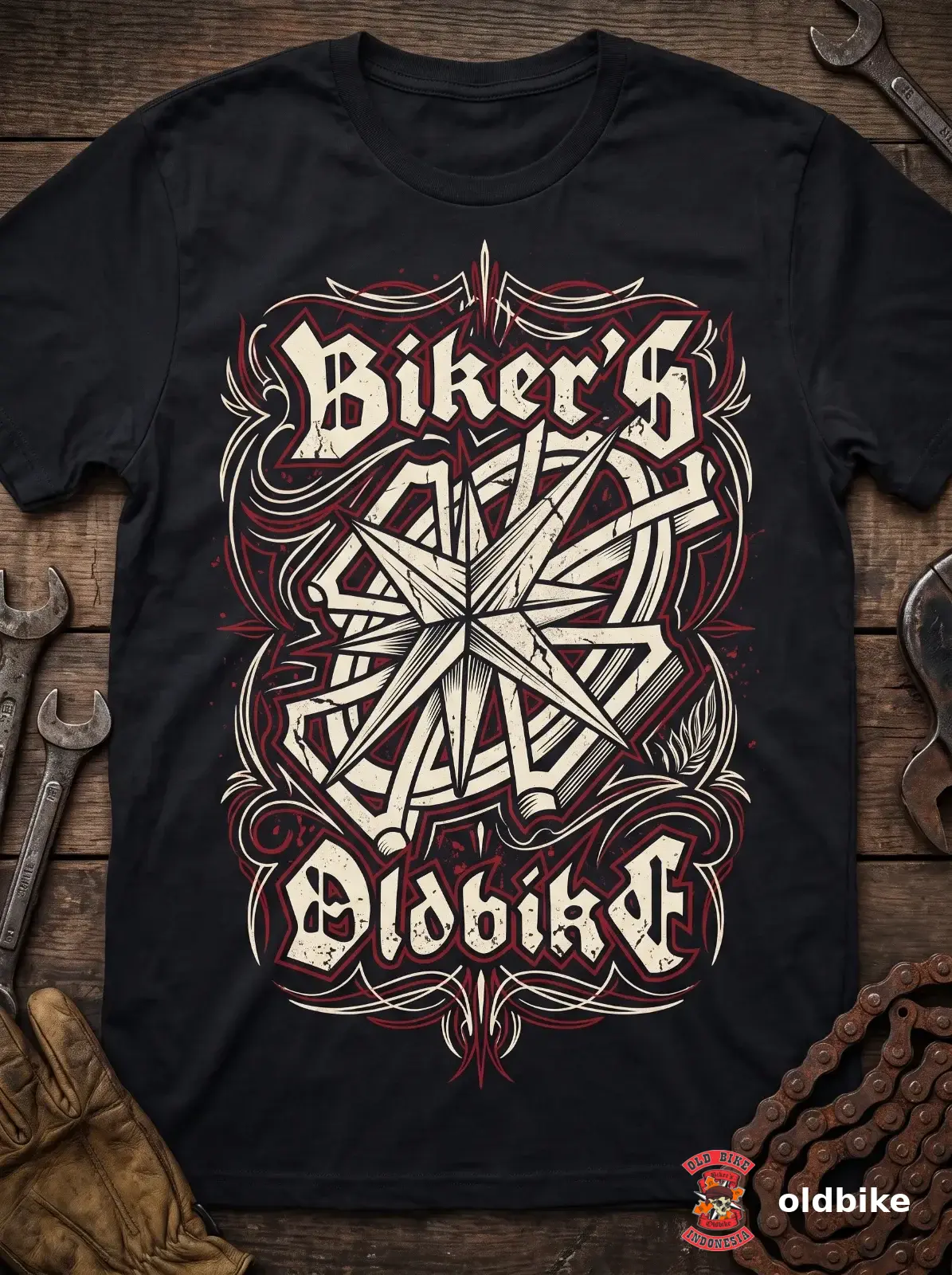 Kaos OldBike Kompas