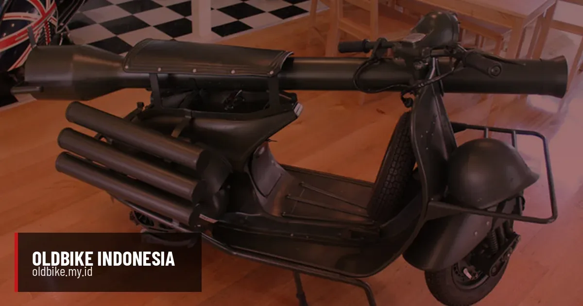 Vespa Pembawa Meriam: Saat Tawon Besi Ditugaskan ke Medan Aljazair
